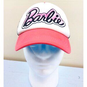 Barbie Baseball Cap Hat Preloved Snap Back Mesh